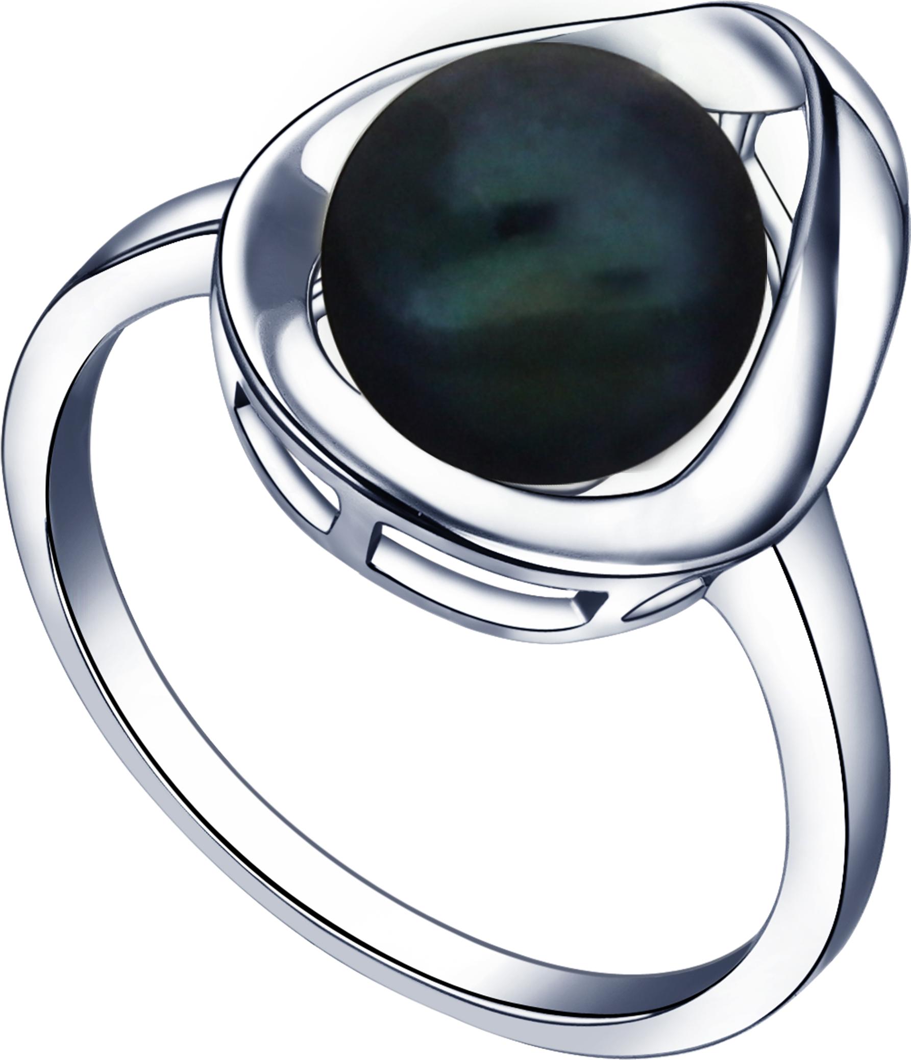 Moonpearls MOON Katriel - prsten s pravou říční černou perlou RP000153 Velikost 52 mm RP000152