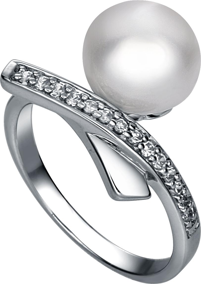 Moonpearls MOON Swain - prsten s pravou říční bílou perlou RP000086 Velikost 54 mm RP000087