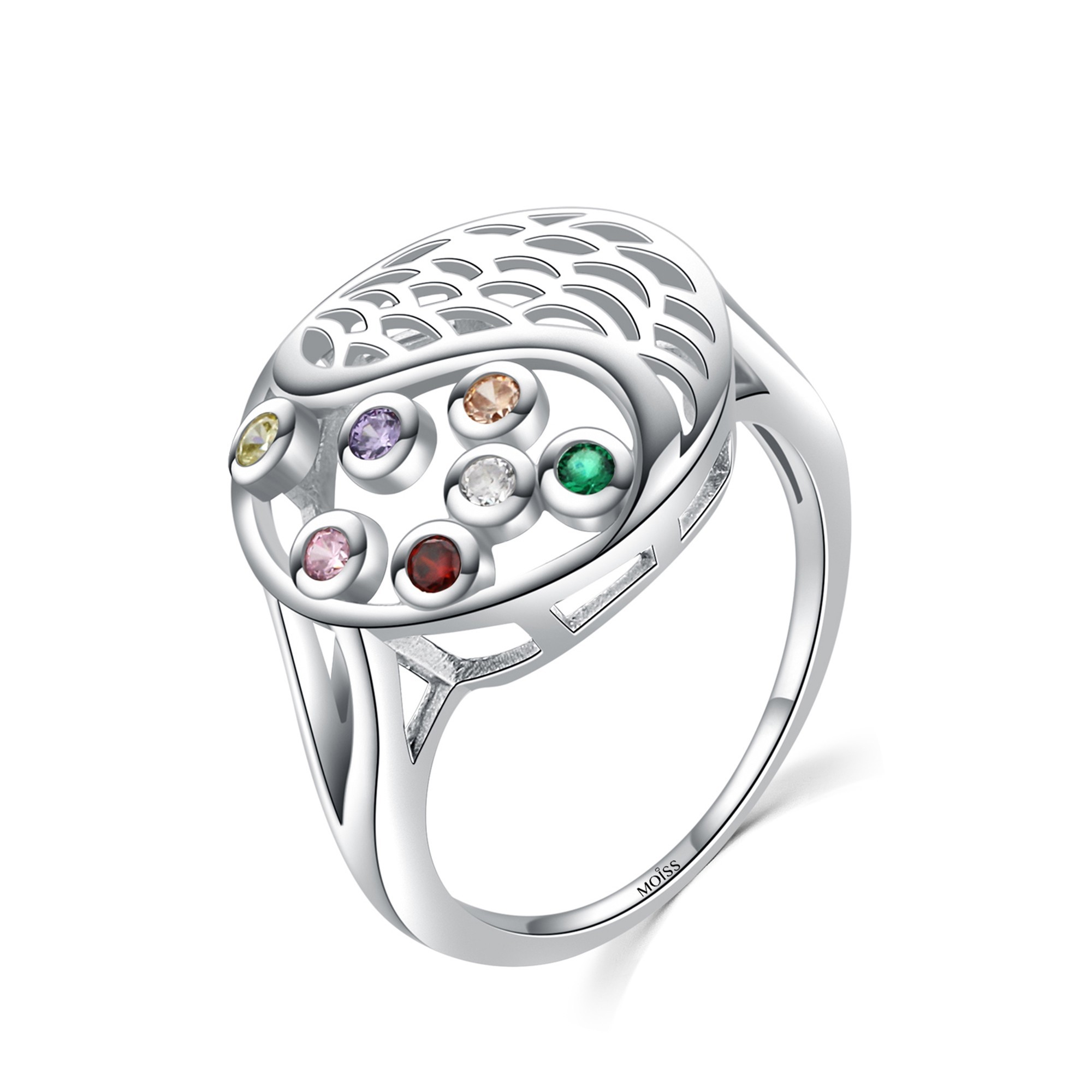 MOISS Moiss stříbrný prsten ANDĚLSKÉ KŘÍDLO R0002094 Velikost 54 mm R0003588