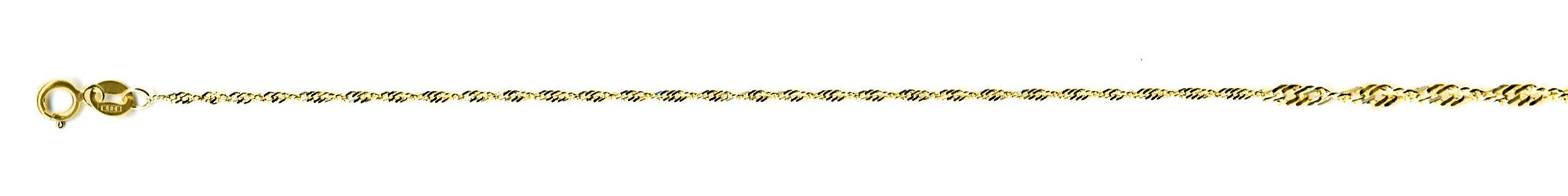 MOISS Moiss řetízek ze žlutého zlata SINGAPORE CA000125 Délka 38 cm CA000164 + doprava ZDARMA