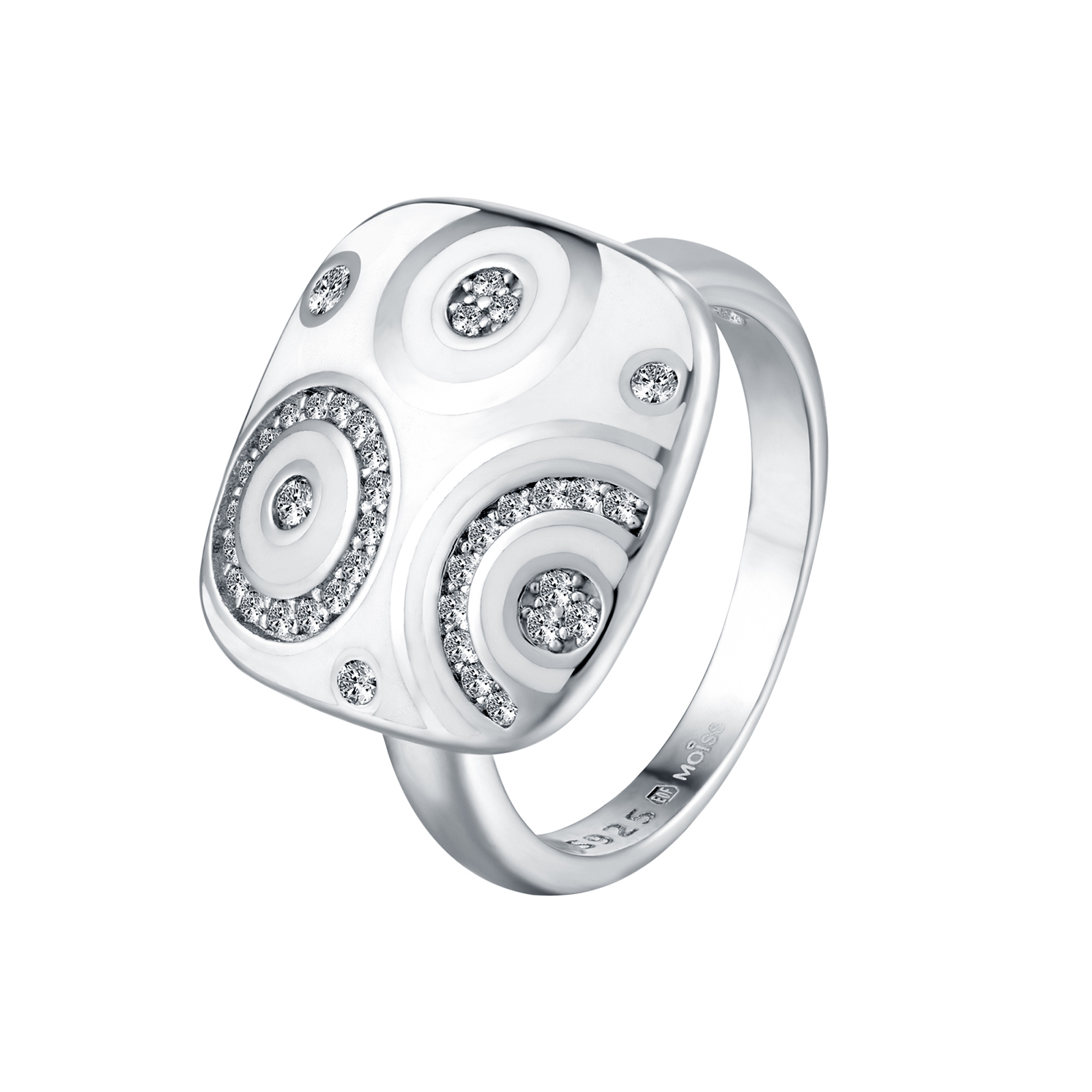 MOISS Moiss stříbrný prsten MONETA R0002274 Velikost 58 mm R0002275