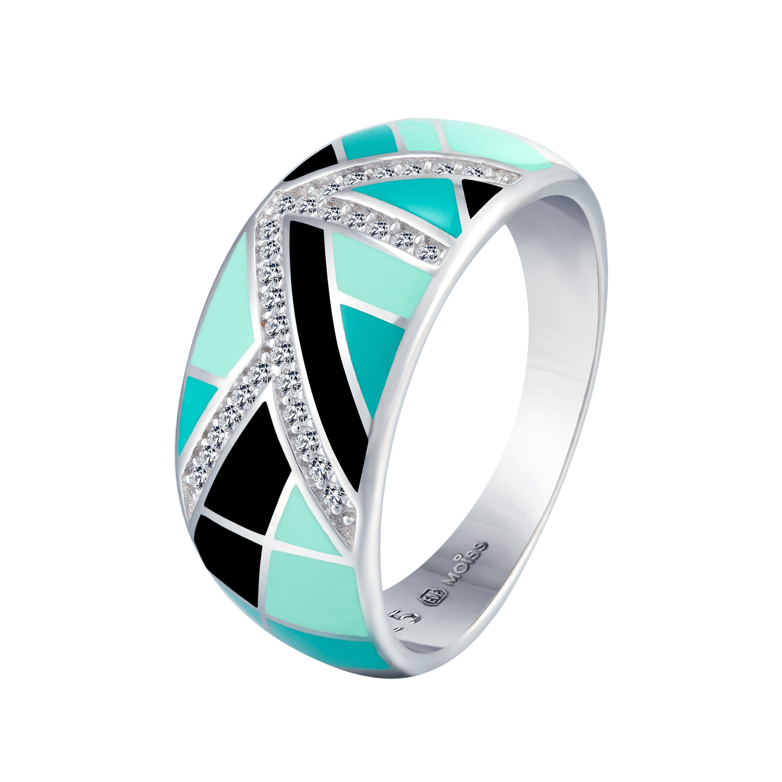 MOISS Moiss stříbrný prsten XENA R0002289 Velikost 58 mm R0002290