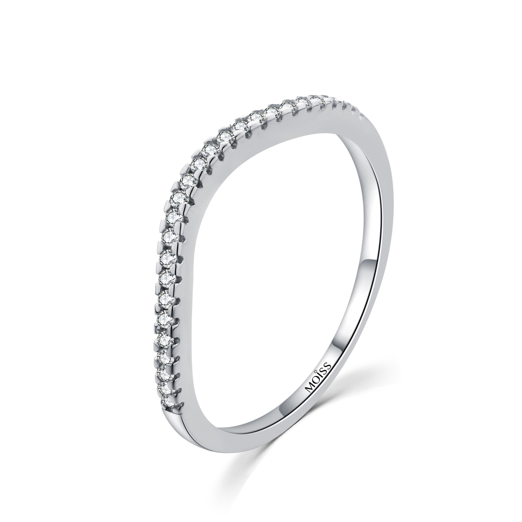 MOISS Moiss stříbrný prsten ANGELICA R0002319 Velikost 58 mm R0002322