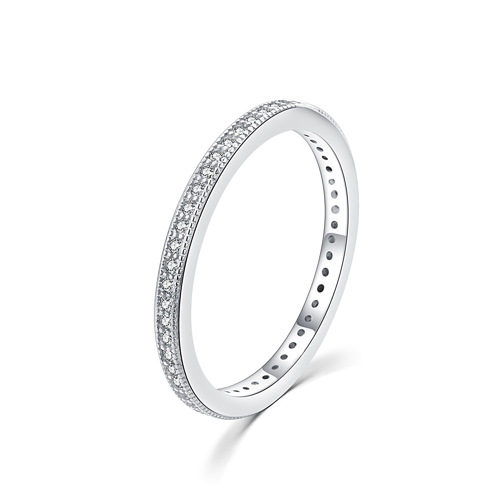 MOISS Moiss stříbrný prsten LORETA R0002530 Velikost 55 mm R0002531