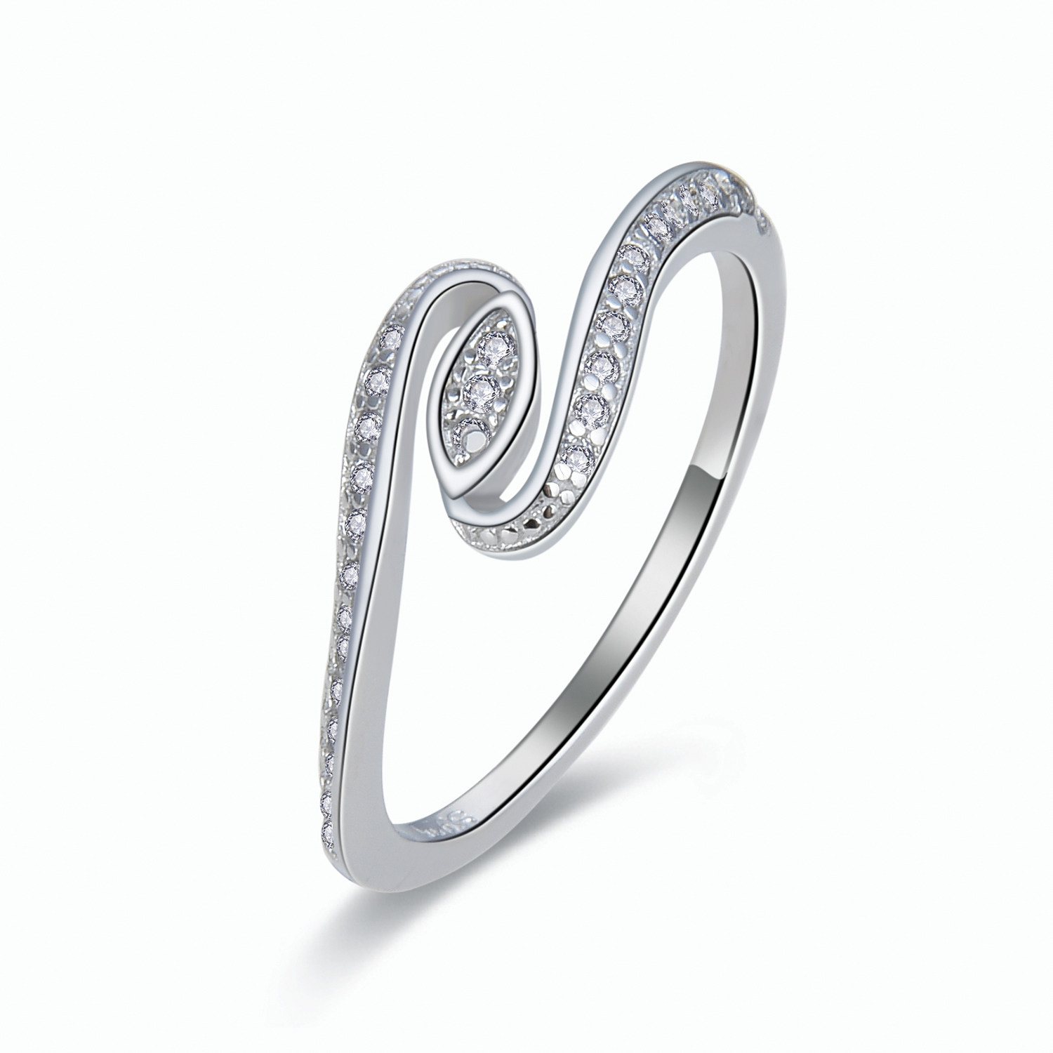 MOISS Moiss stříbrný prsten LINA R0002614 Velikost 58 mm R0002618