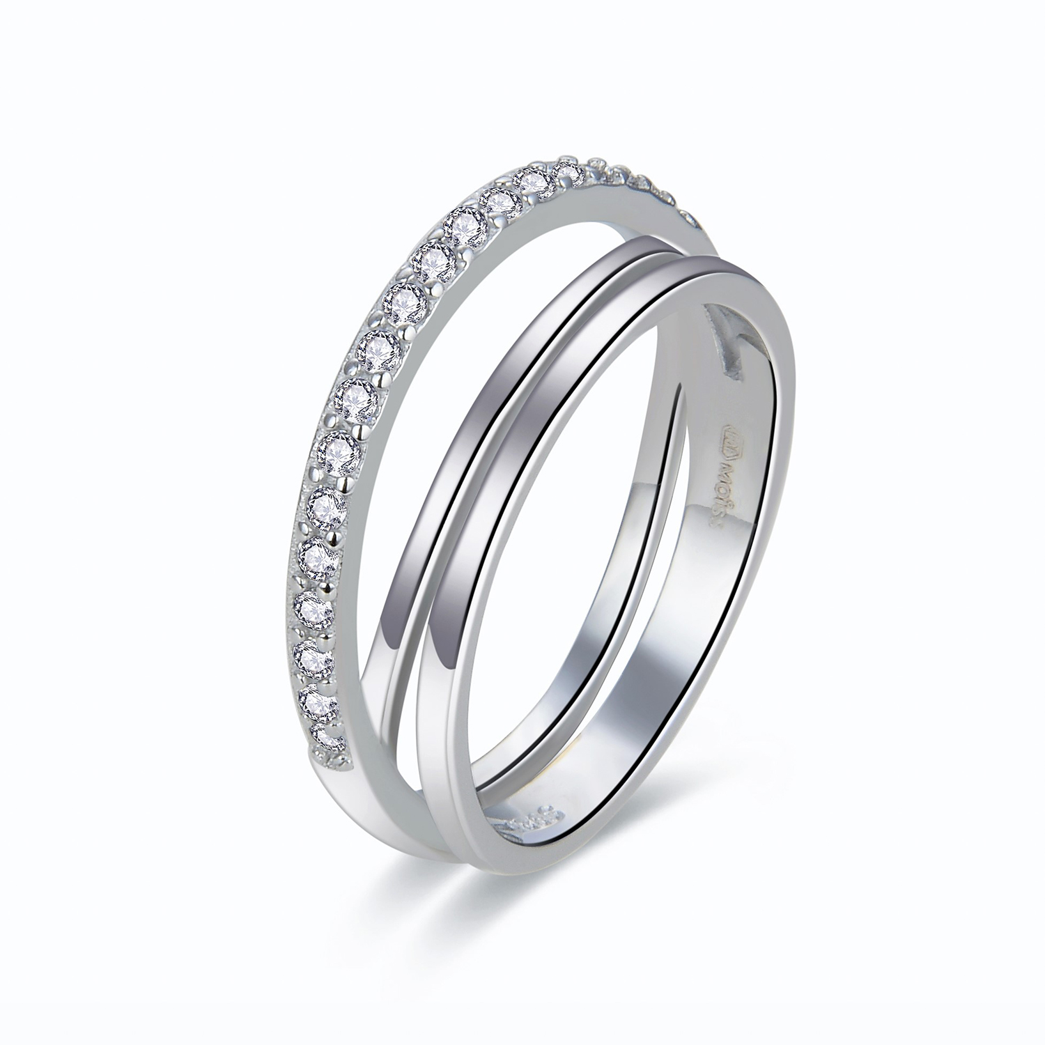 MOISS Moiss stříbrný prsten LORENA R0002632 Velikost 58 mm R0002635