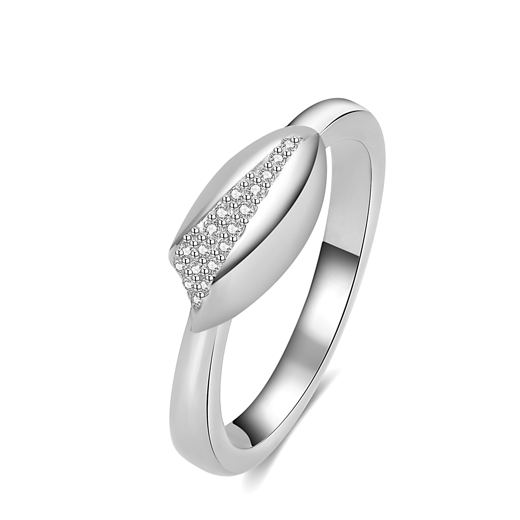 MOISS Moiss stříbrný prsten DULCE R0000304 Velikost 58 mm R0000307