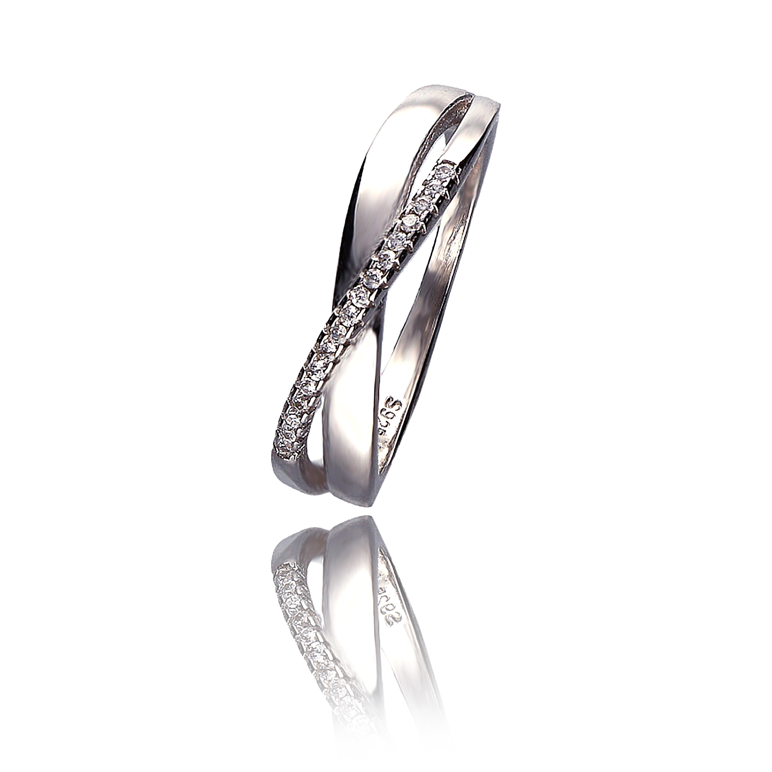 MOISS Moiss stříbrný prsten HAJNALKA R0001775 Velikost 58 mm R0001778